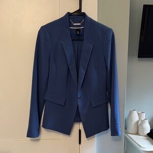 White House Black Market Blue Blazer